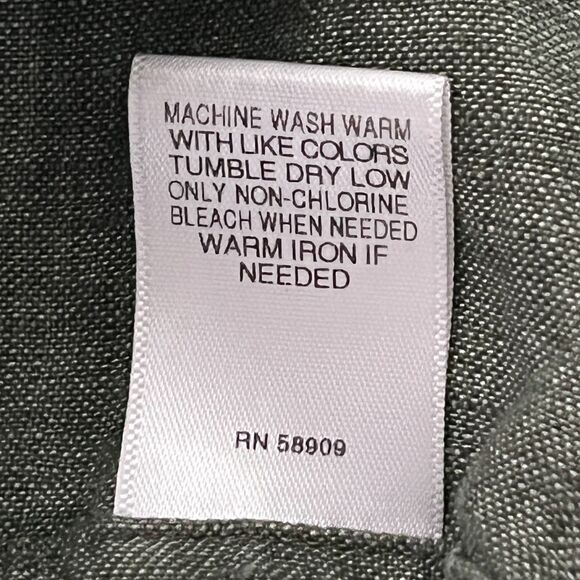 Baird McNutt Murano Linen Shirt Mens Large Button Up Short Sleeve Safari Preppy - Picture 6 of 7